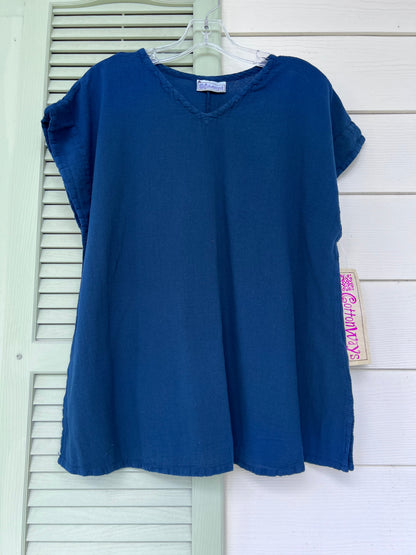 Cottonways Carla 100% Cotton Gauze Top in Osfm Sale in OSFM(S) view 11 - Cottonways Tops