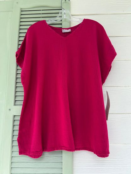 Cottonways Carla 100% Cotton Gauze Top in Osfm Sale in OSFM(S) view 13 - Cottonways Tops