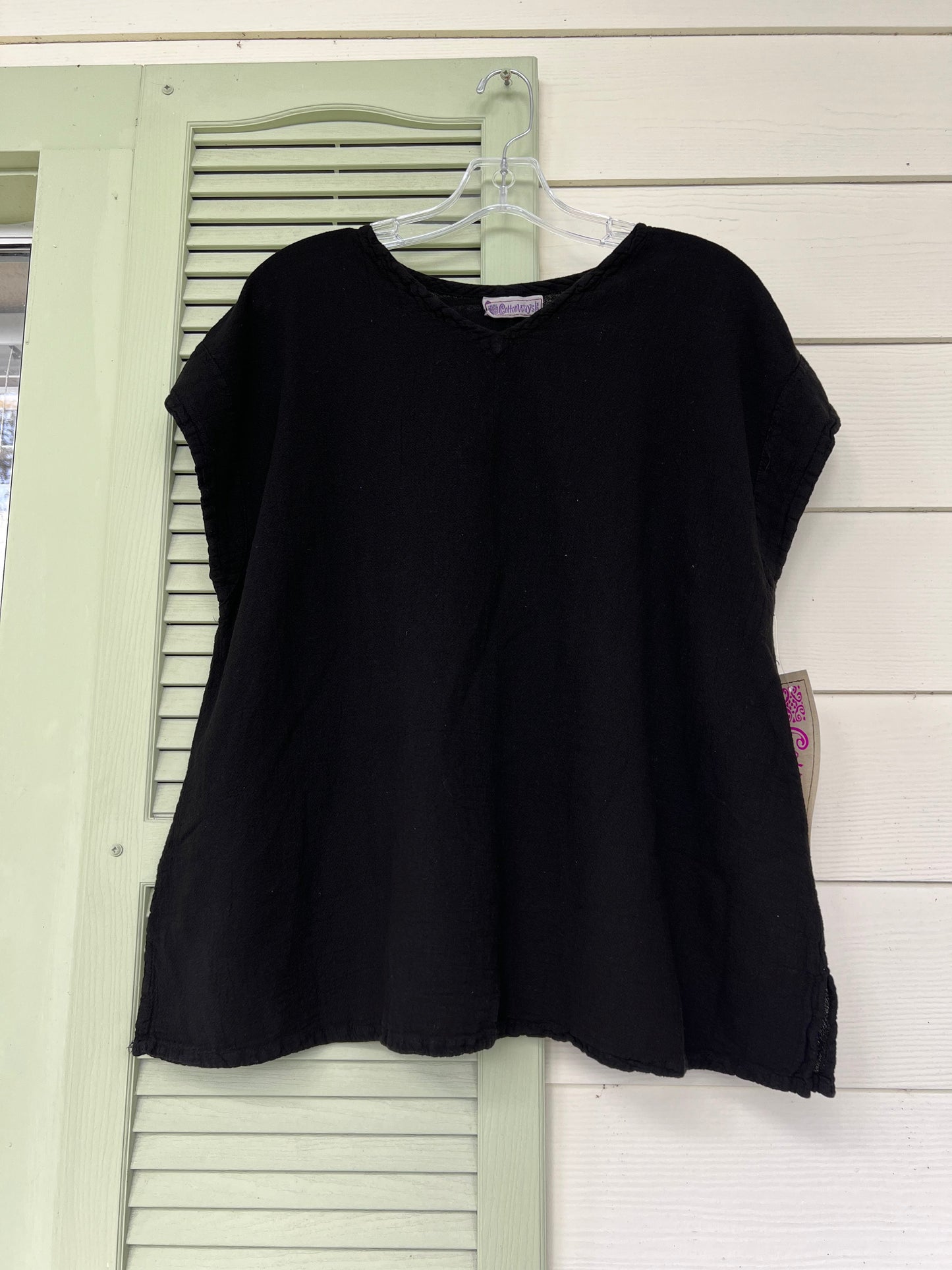 Cottonways Carla 100% Cotton Gauze Top in Osfm Sale in OSFM(S) view 8 - Cottonways Tops