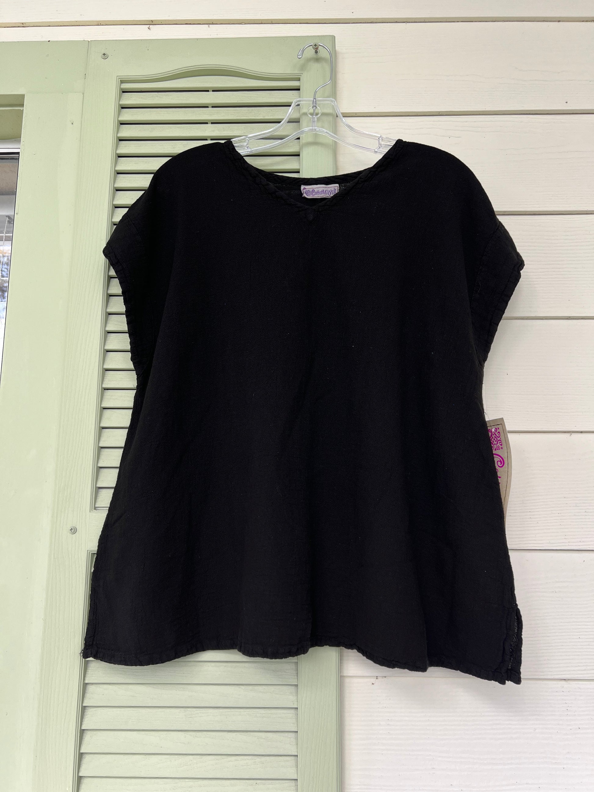 Cottonways Carla 100% Cotton Gauze Top in Osfm Sale in OSFM(S) view 8 - Cottonways Tops