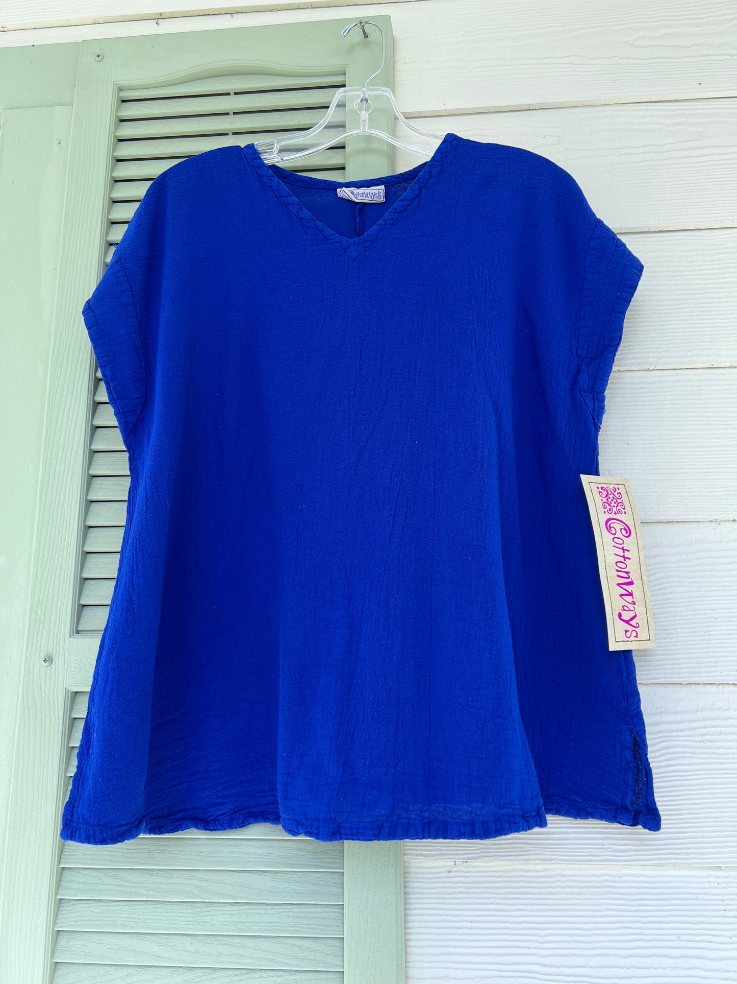Cottonways Carla 100% Cotton Gauze Top in Osfm Sale in OSFM(S) view 9 - Cottonways Tops