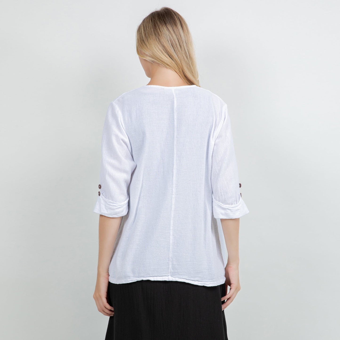 Cottonways Jeanne Bolero Resort Wear Jacket 100% Cotton Gauze in 1 (S/M) view 11 - Summer Outfit Idea - Cotton Lady Jacket