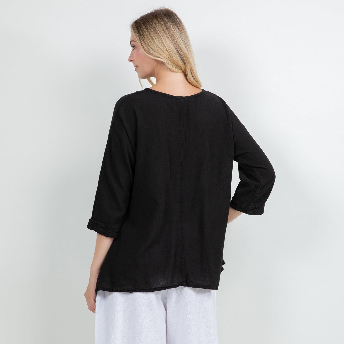 Cottonways Lucia Applique Top 100% Cotton Gauze view 18 - Cottonways Tops