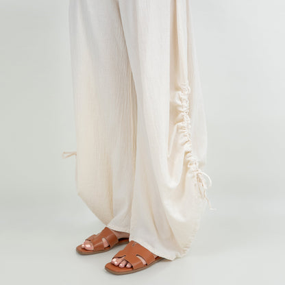 Cottonways Oana Pants 100% Cotton Gauze in Black view 3 - Cottonways Pants (bottom)