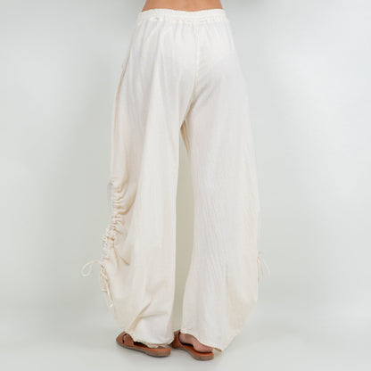 Cottonways Oana Pants 100% Cotton Gauze in Caspian view 4 - Cottonways Pants (bottom)