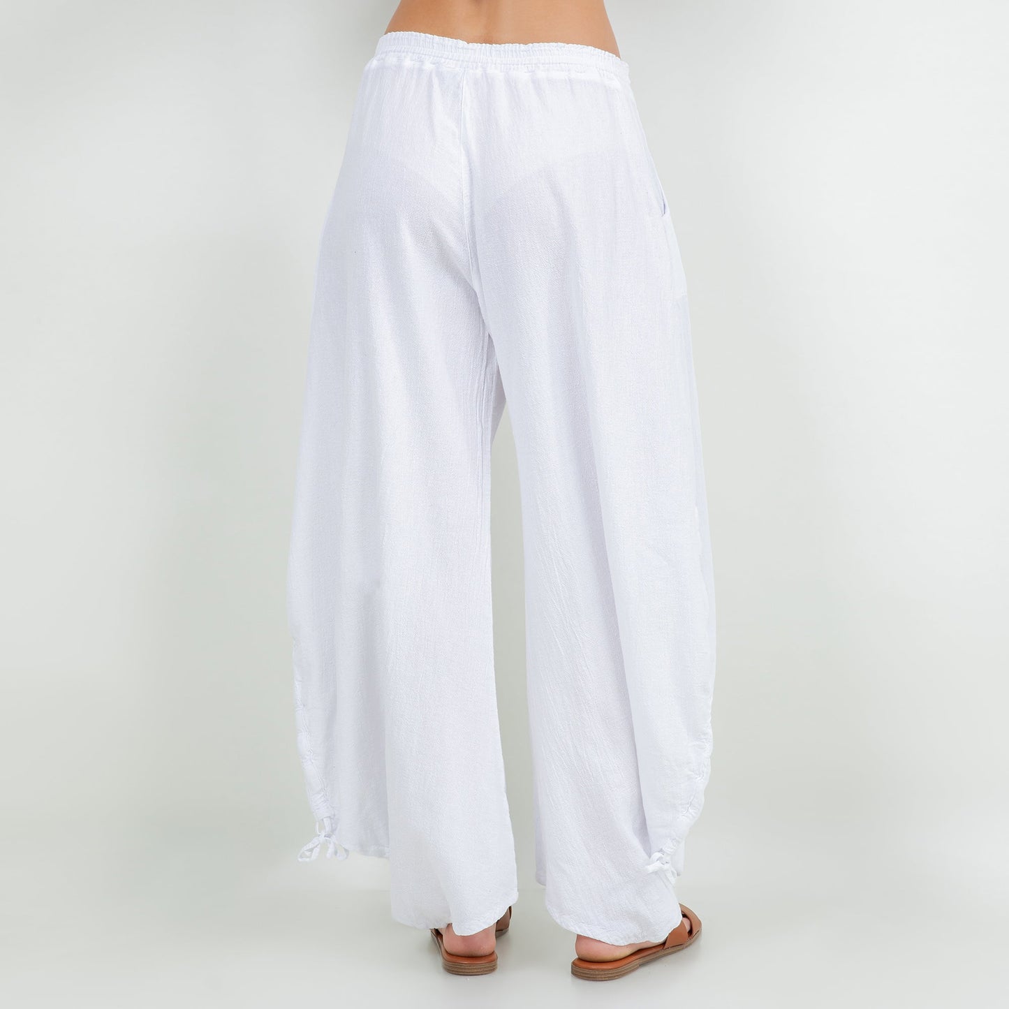 Cottonways Oana Pants 100% Cotton Gauze in Iron view 7 - Cottonways Pants (bottom)