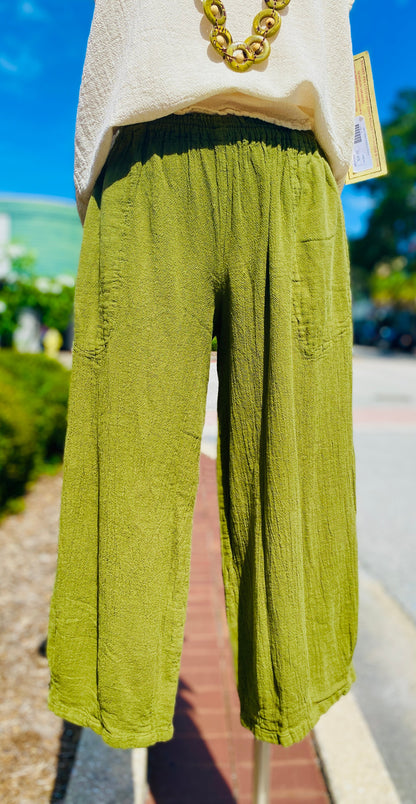 Cottonways Ron Pant 100% Cotton Gauze in 0(XS/S) view 8 - Cotton Ways Reviews (bottom)