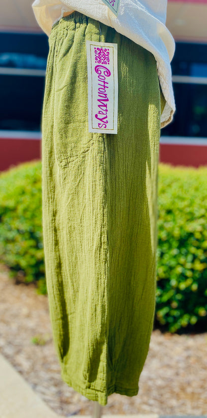 Cottonways Ron Pant 100% Cotton Gauze in 0(XS/S) view 9 - Cotton Ways Reviews (bottom)