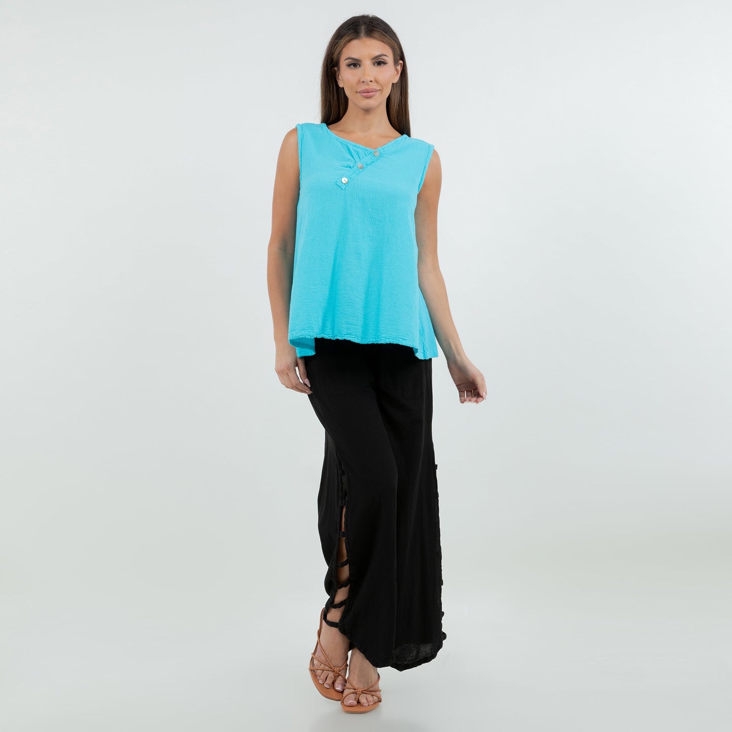 Cottonways Vero Top - Womens Cotton Tank in 0 (XS/S) view 7 - Vero Moda Women Tops