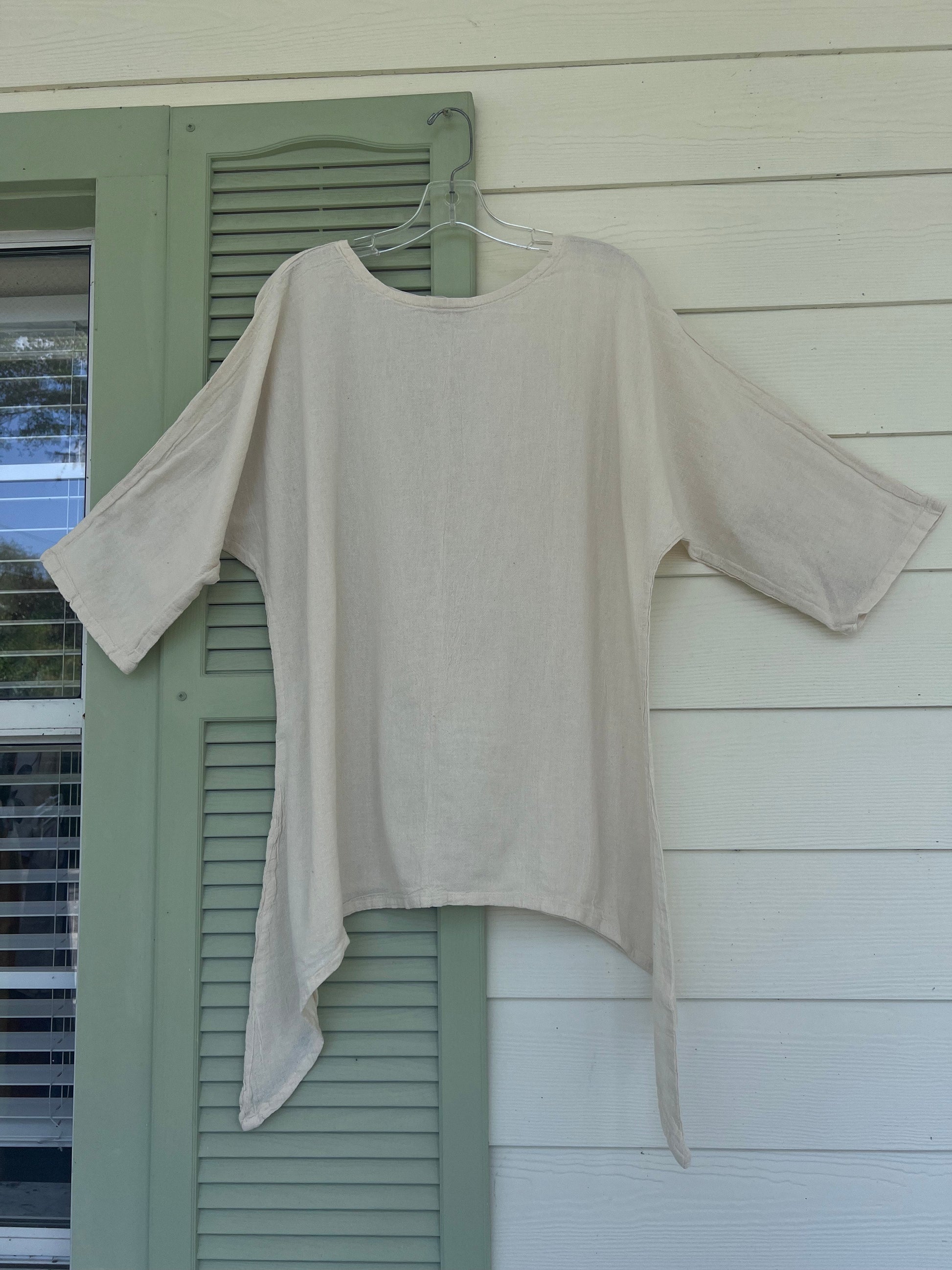 Cottonways Women's Cotton Gauze Angela Top in Peacock view 16 - Cottonways Tops