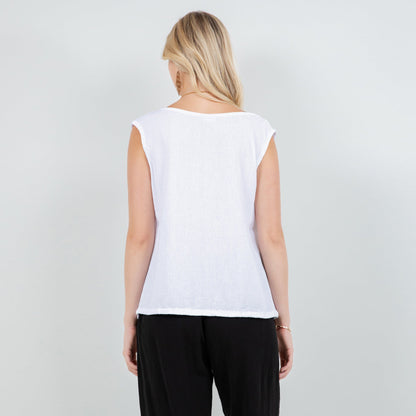 Cottonways Women's Cotton Gauze Rosemary Top view 11 - Cottonways Tops