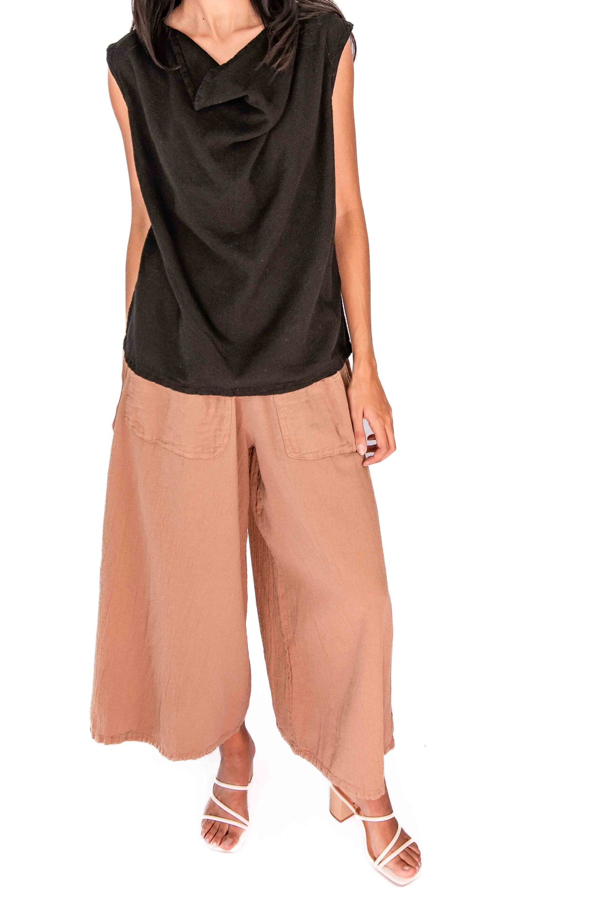 Cottonways Women's Cotton Gauze Rosemary Top view 18 - Cottonways Tops