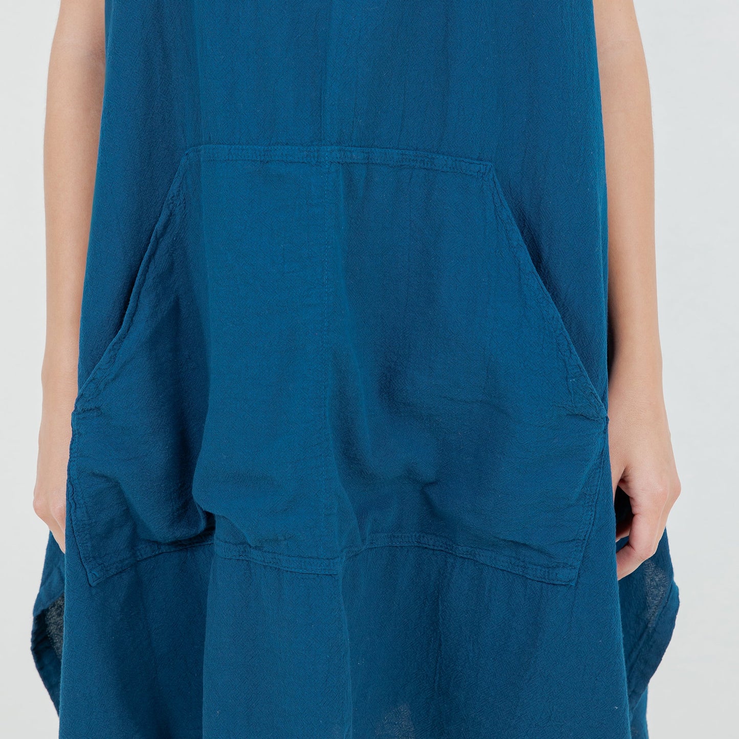 Cottonways Zizi Tunic with Pocket! 100% Cotton Gauze Top in Ivory/ OSFM view 16 - Cottonways Tops