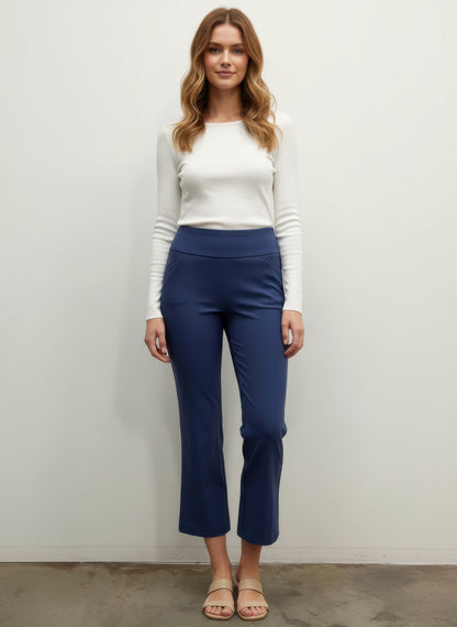 Counterparts Solid Pull on Pants - MeeeShop Women's Fashion