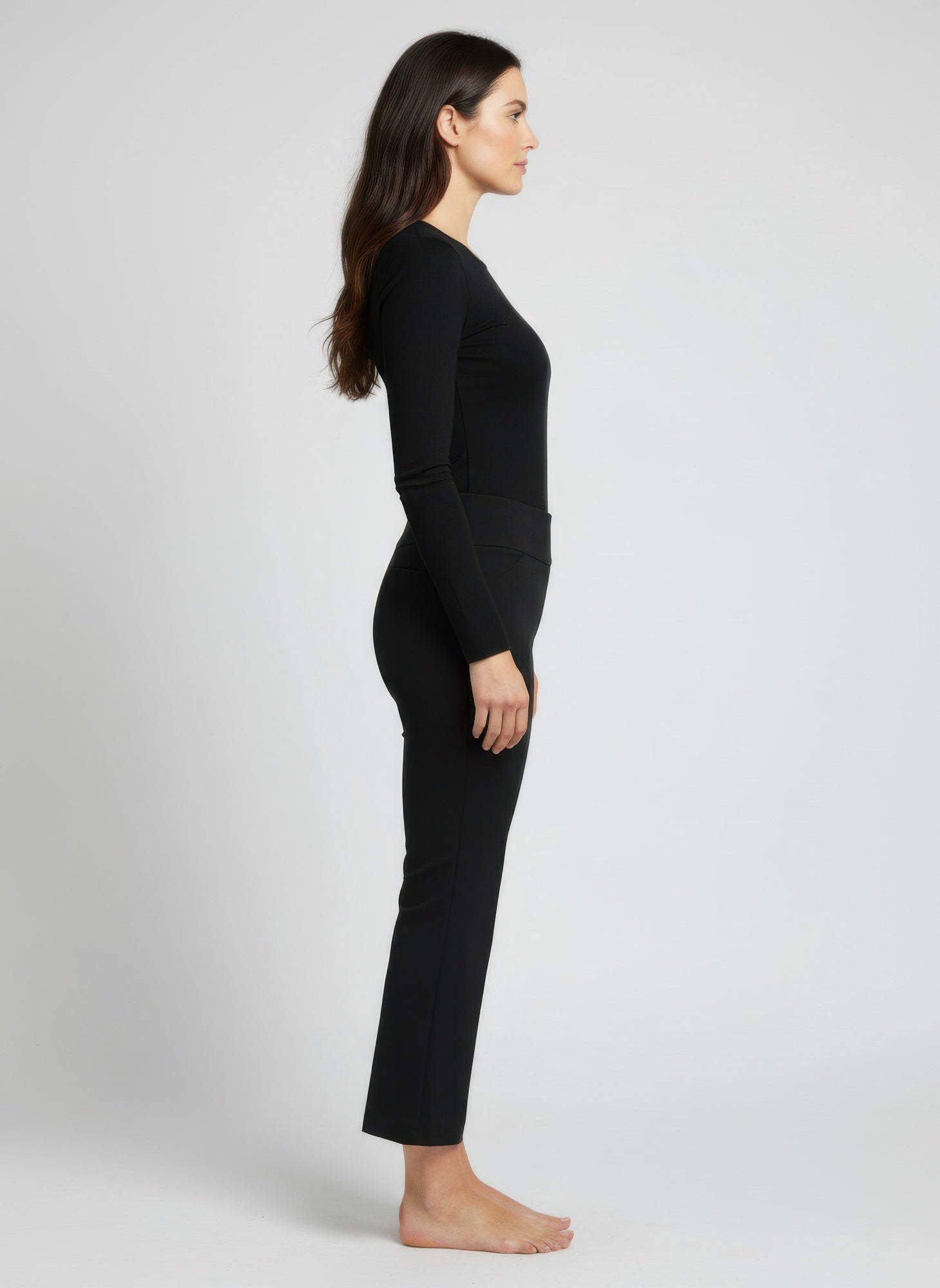 Counterparts Solid Pull on Pants in Woodchip view 2 - Pull Pants (bottom)