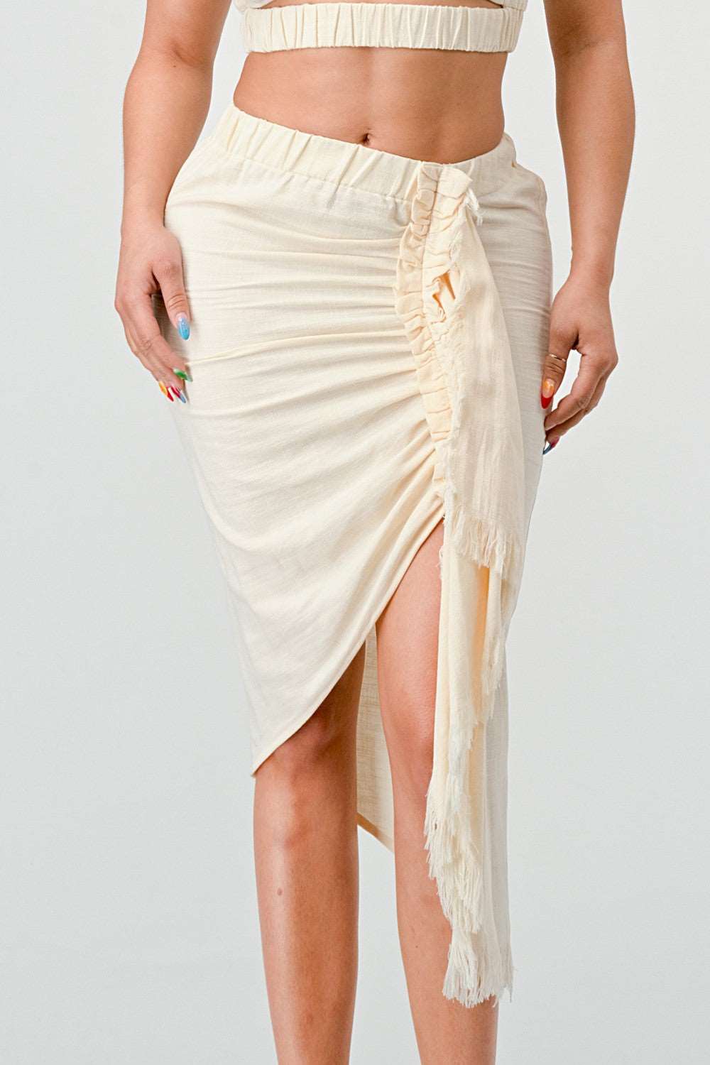 Cream Dream Ruched Set view 11 - The Dream.Collection Cream (one-piece)