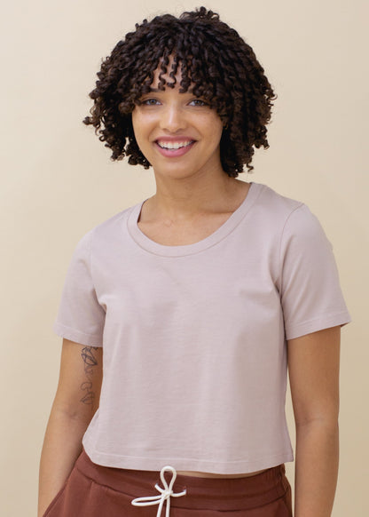 Cropped Easy Tee in XS view 5 - Easy Crop Tee (top)