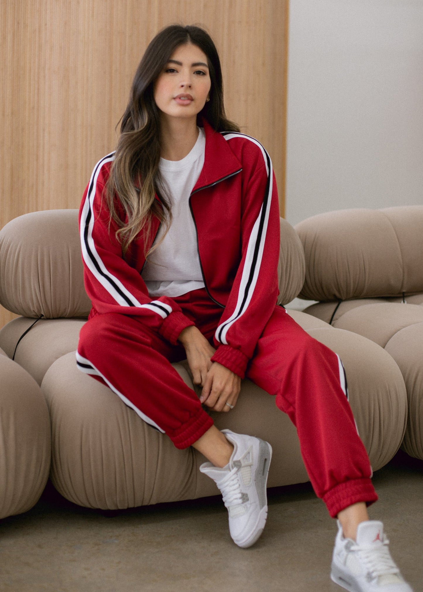 Cropped Track Jacket in S view 5 - Cropped Track Jacket Women (layer)