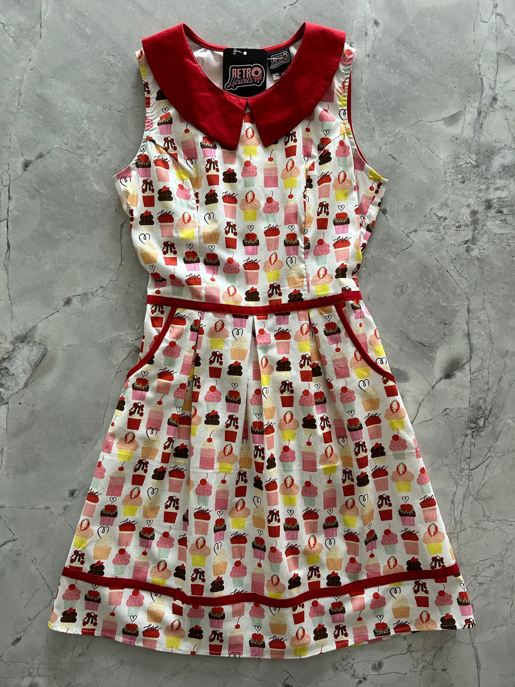 Cupcake Collared Dress XL view 5 (dress) - collared dress, cupcake collared dress - shop at us.meeeshop