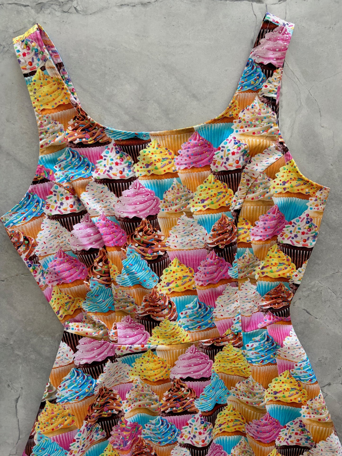 Cupcake Skater Dress in 1X view 6