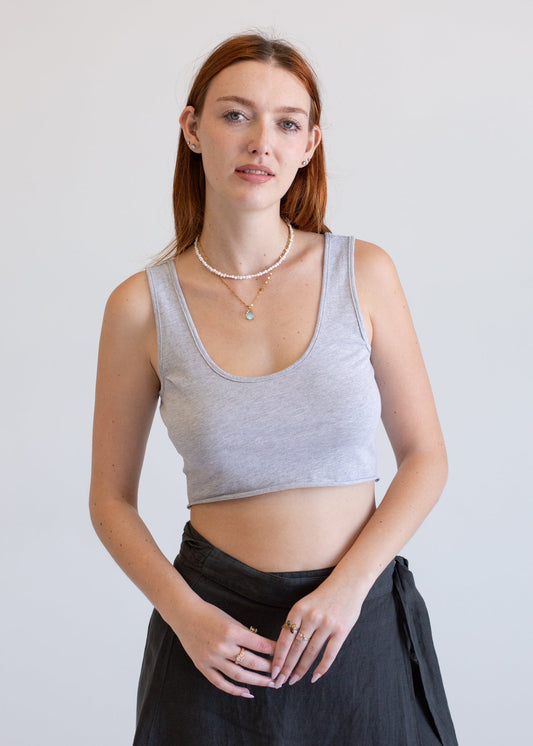 Cutoff Crop Tank in XS - Cut Off Crop Tank (top)
