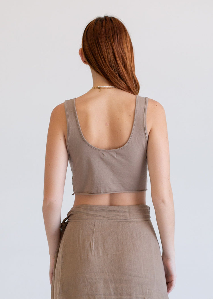 Cutoff Crop Tank S view 8 (top) - crop cut off tank men, cutoff crop top, cut off crop tank top - shop at us.meeeshop