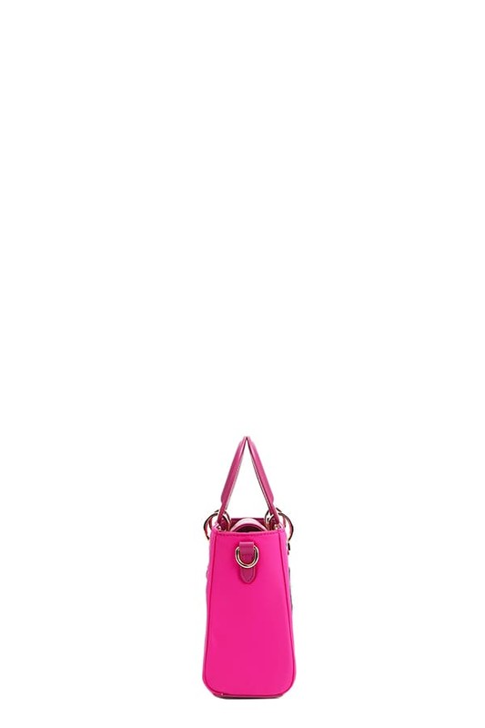 Nicole Lee USA Color Patch Handbag with Top Handle - us.meeeshop