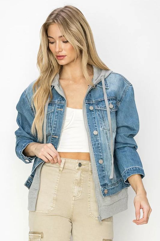 risen oversized hoodie RISEN Oversized Hoodie Jacket MEDIUM (layer) - shop at us.meeeshop