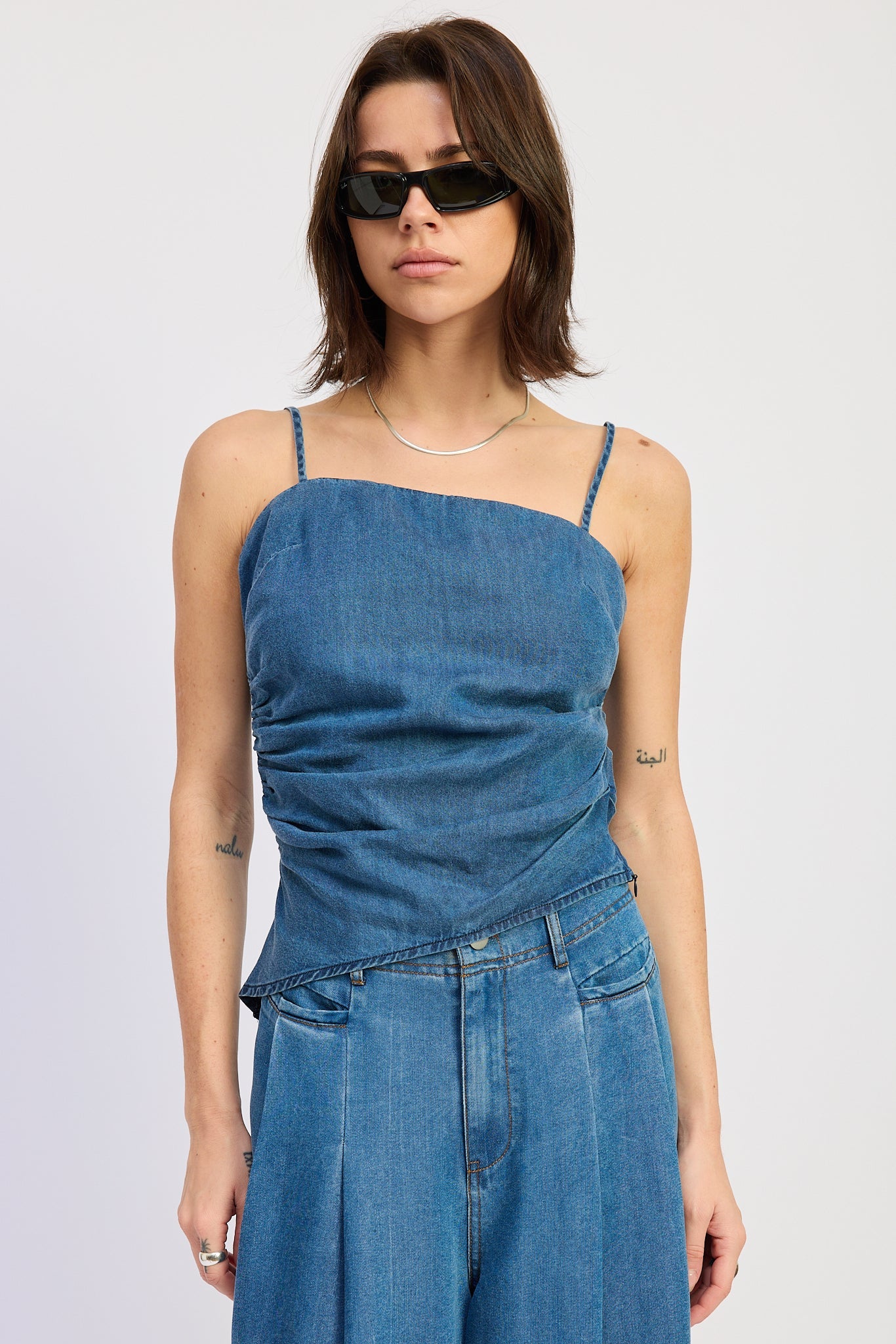Dakota Top in Denim Blue - Dakota Top Dresser