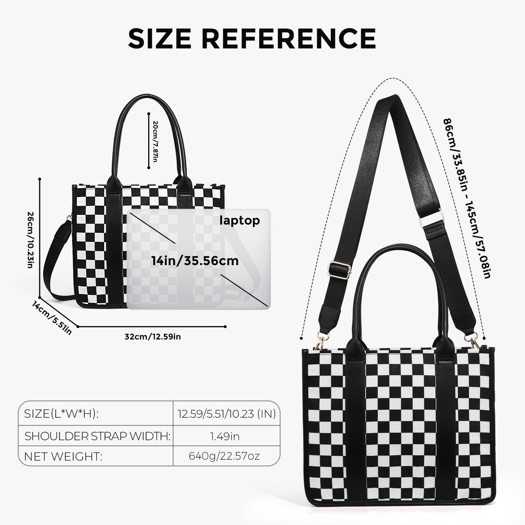 Dallas Checkered Tote view 11 (bag) - checkered tote, dallas checkered tote - shop at us.meeeshop