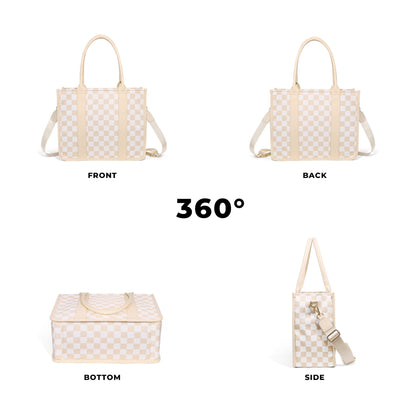 Dallas Checkered Tote view 14 (bag)