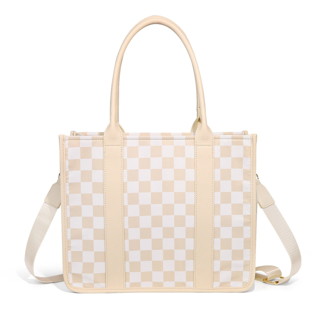 Dallas Checkered Tote view 16 (bag) - checkered tote, dallas checkered tote - shop at us.meeeshop