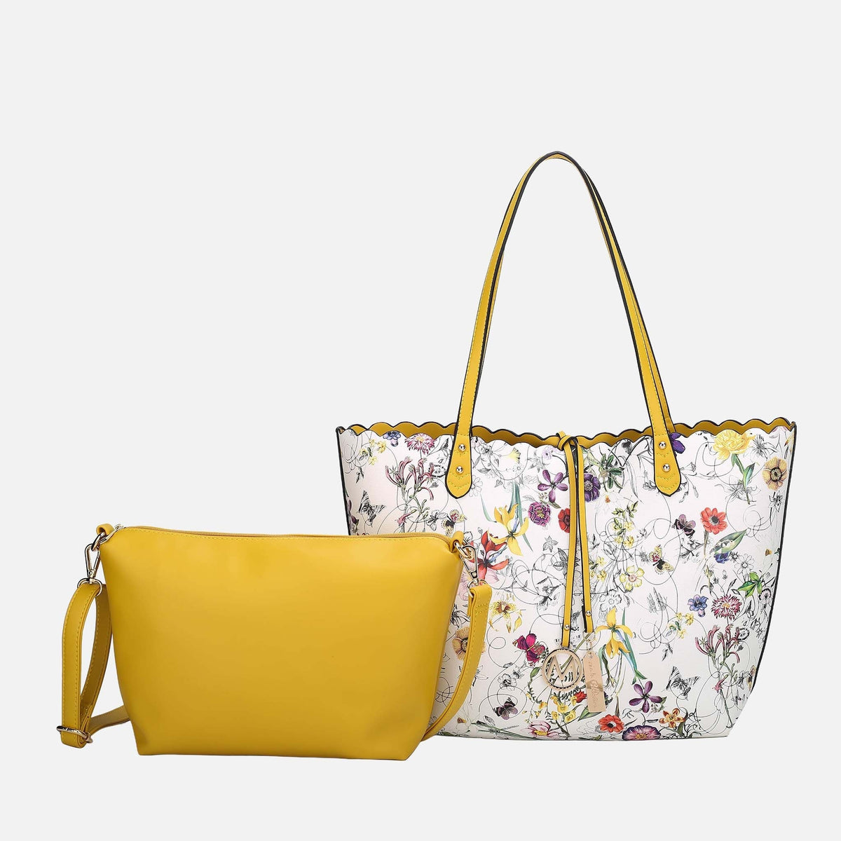 Danielle Tote Bag and Set in Blush view 5 (one-piece)