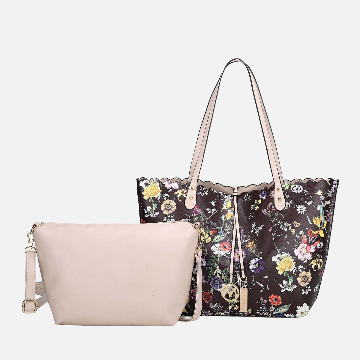 Danielle Tote Bag and Set in White view 11 (one-piece)