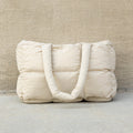 Daphne Puffer Tote view 13 (bag) - daphne tote, daphne tote bags, taupe puffer tote - shop at us.meeeshop
