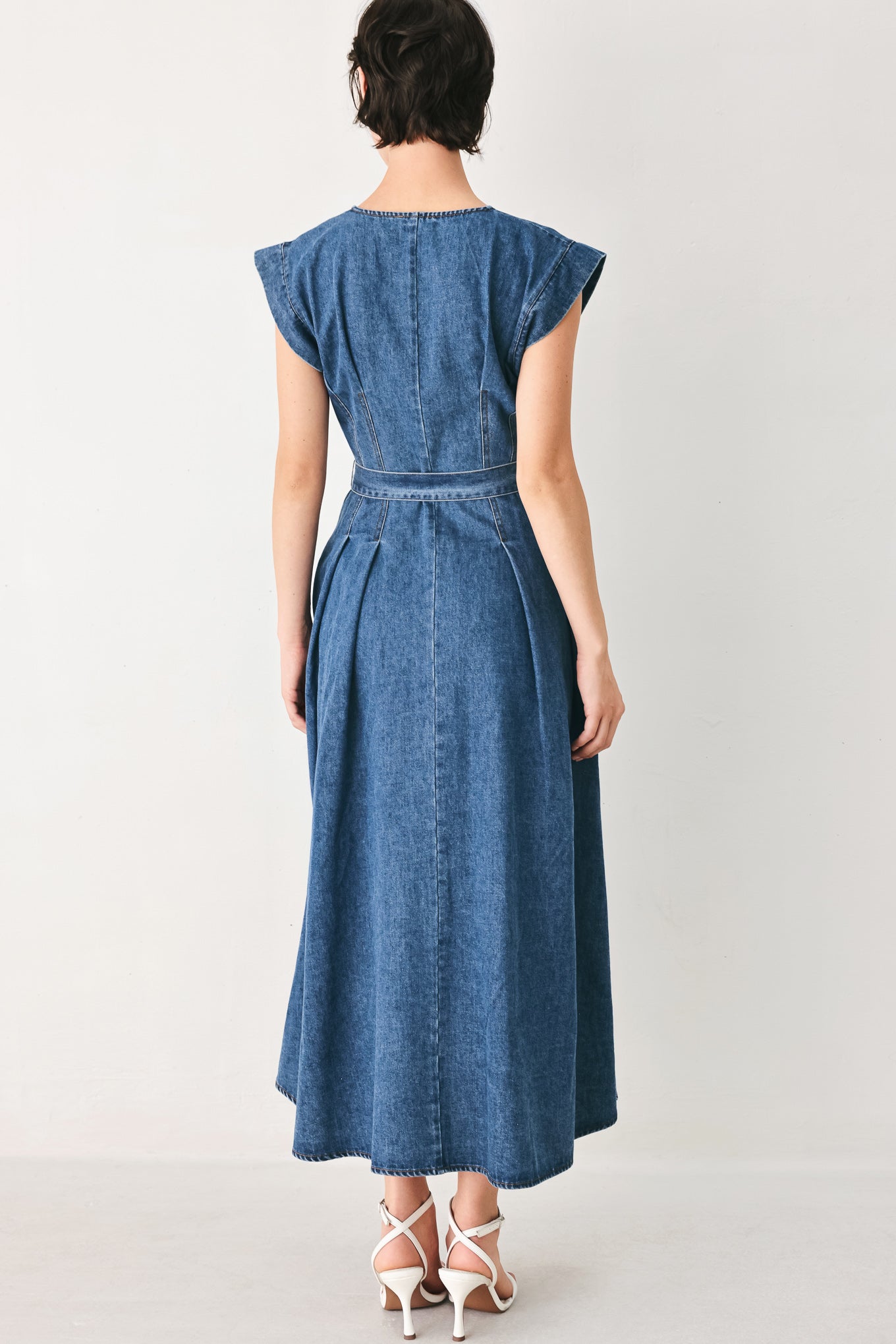 Daydream Denim Midi Dress view 9 - Daydream Denim Dress Gorman