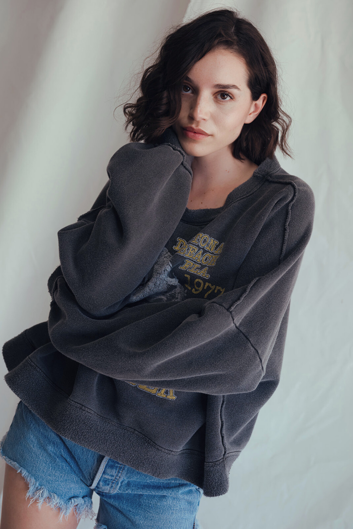 Daytona Sweatshirt in S view 2 - Summer Outfit Idea - Daytona 500 Sweatshirt (top)