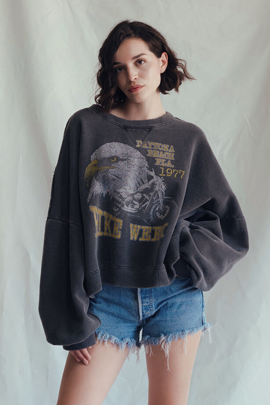 Daytona Sweatshirt in XS - Daytona 500 Sweatshirt (top)