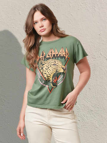 Def Leppard 81 Itinerary Tee in XS - Def Leppard Tee Shirts (top)
