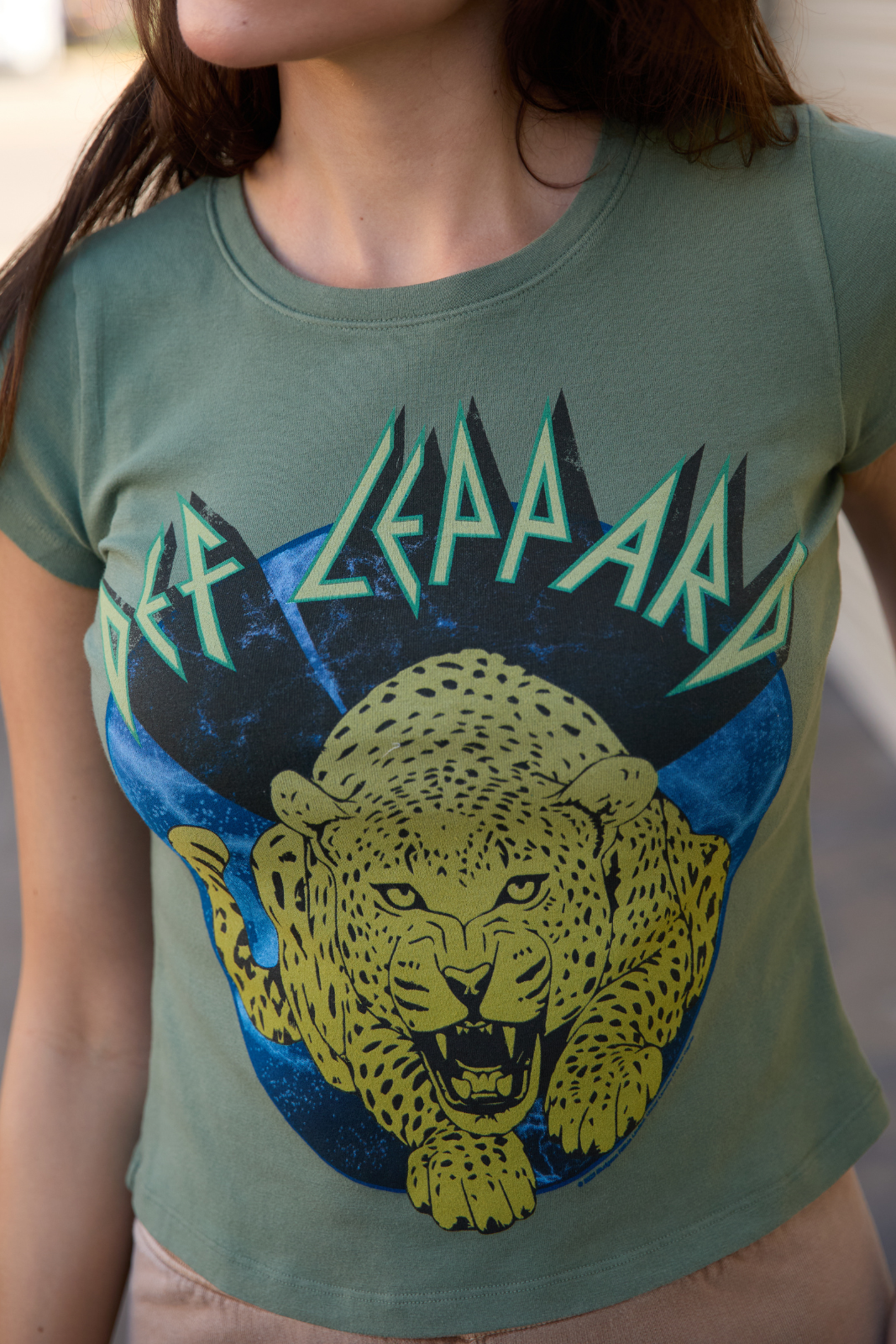 Def Leppard Love Bites Baby Tee in M view 3 - Def Leppard Tee Shirt (top)