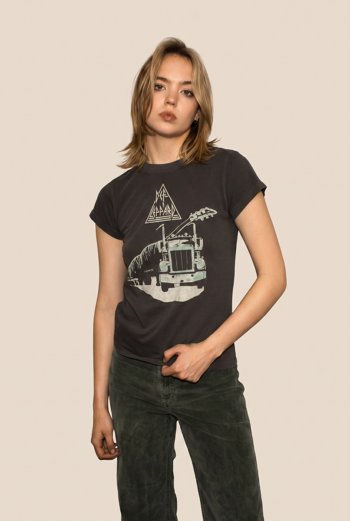 Def Leppard Through the Night Tee in M view 3 - Def Leppard Tee Shirt (top)