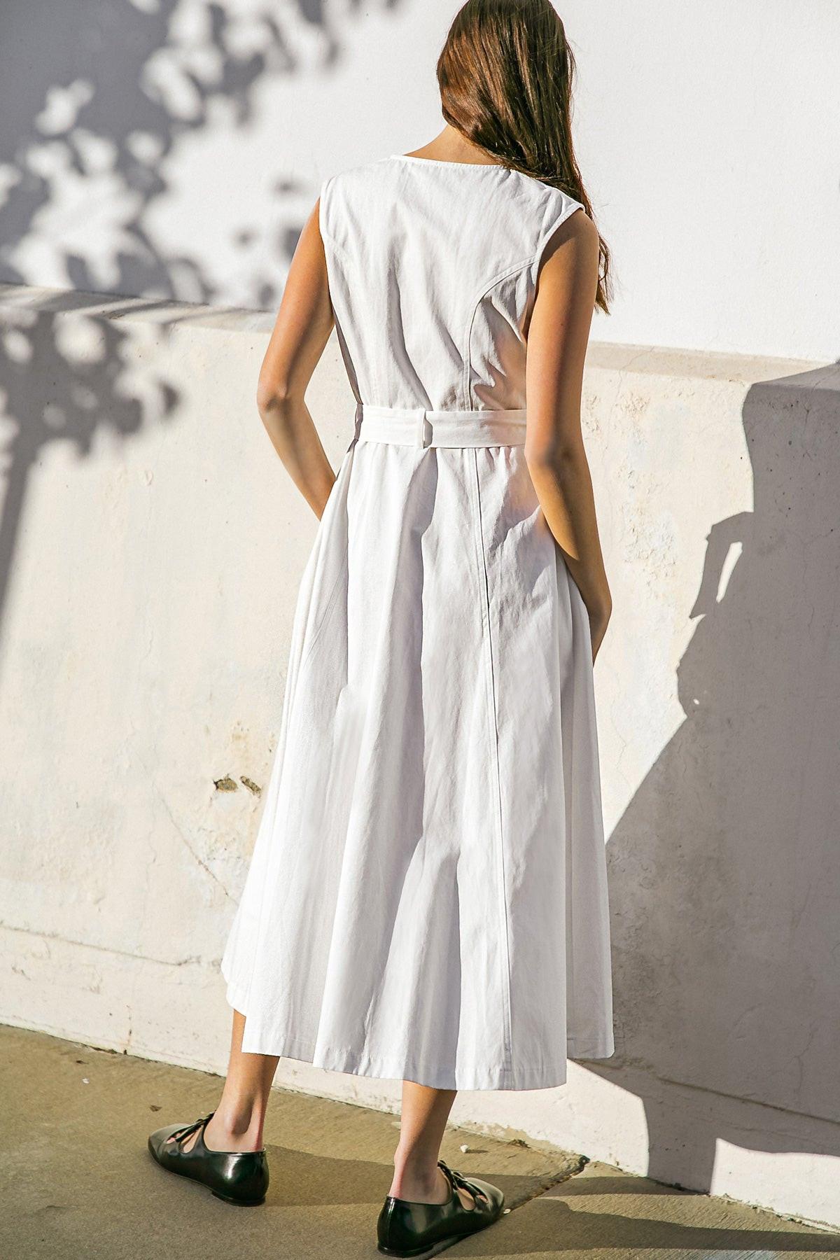 Delicate Dreams Woven Midi Dress view 10