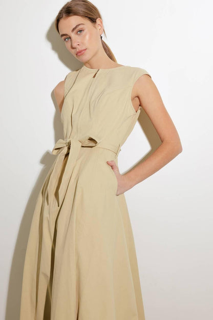 Delicate Dreams Woven Midi Dress view 12