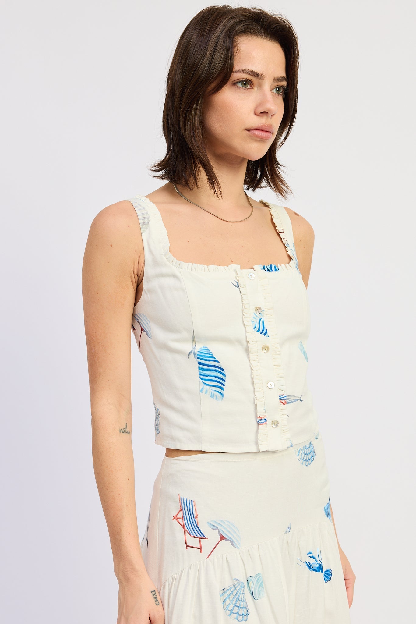 Delilah Top in Off-White view 2 - Delilah Top Free People