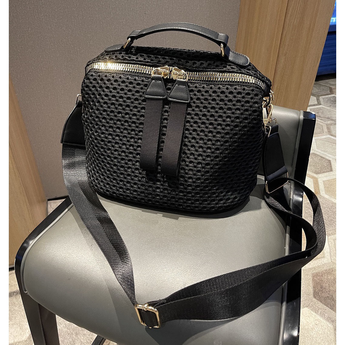 Demi Nylon Hobo Crossbody view 10 (bag)