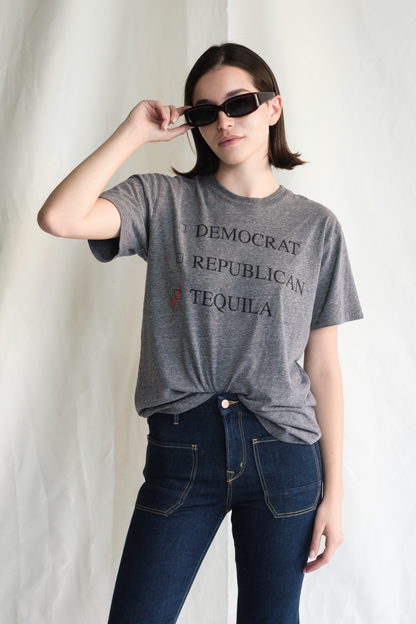 Democrat, Republican, Tequila Tee in M view 3 - Democrat Republican Shirt (top)