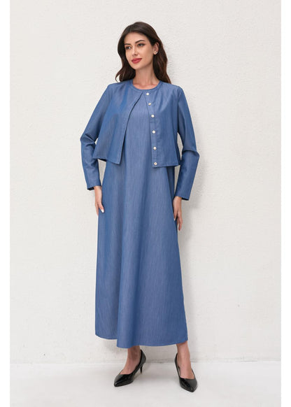 Denim Grace Two-piece Set in XS - Vita Grace Denim Set (bottom)
