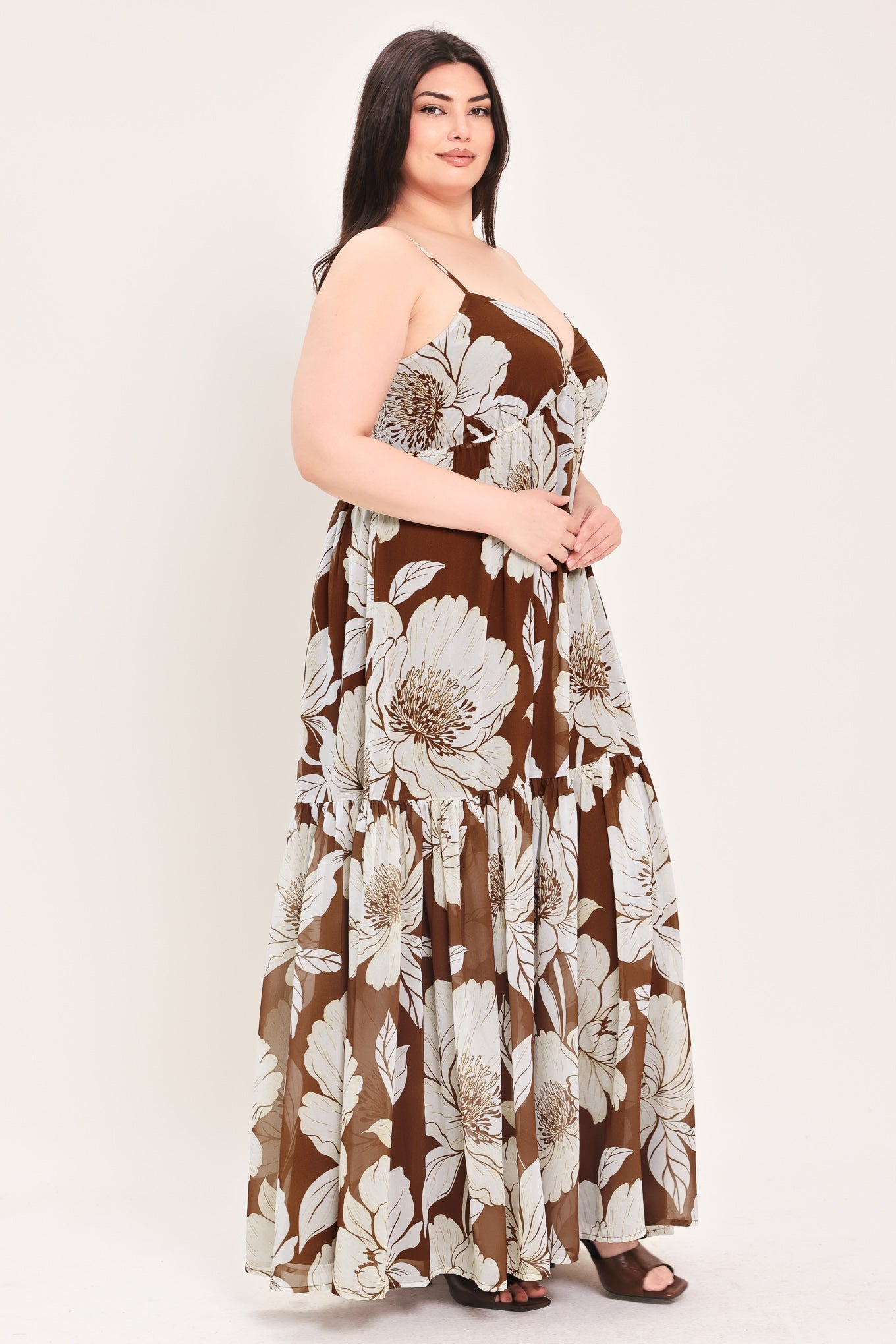Desert Bloom Woven Maxi Dress view 11 - Desert Flower Dress