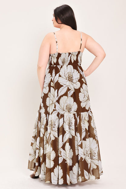 Desert Bloom Woven Maxi Dress view 12 - Desert Flower Dress