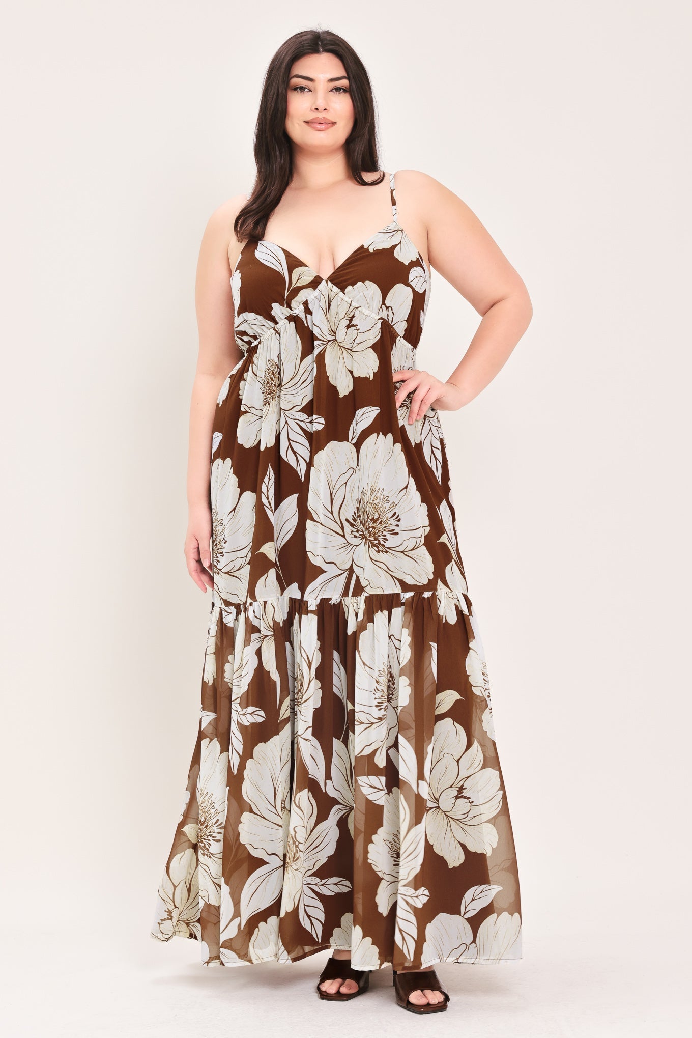 Desert Bloom Woven Maxi Dress view 8 - Desert Flower Dress